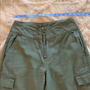 green cargo pants